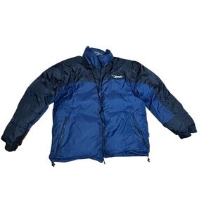 Vintage Bear USA Down Feathers Puffer Coat Reversible Bubble Size Medium